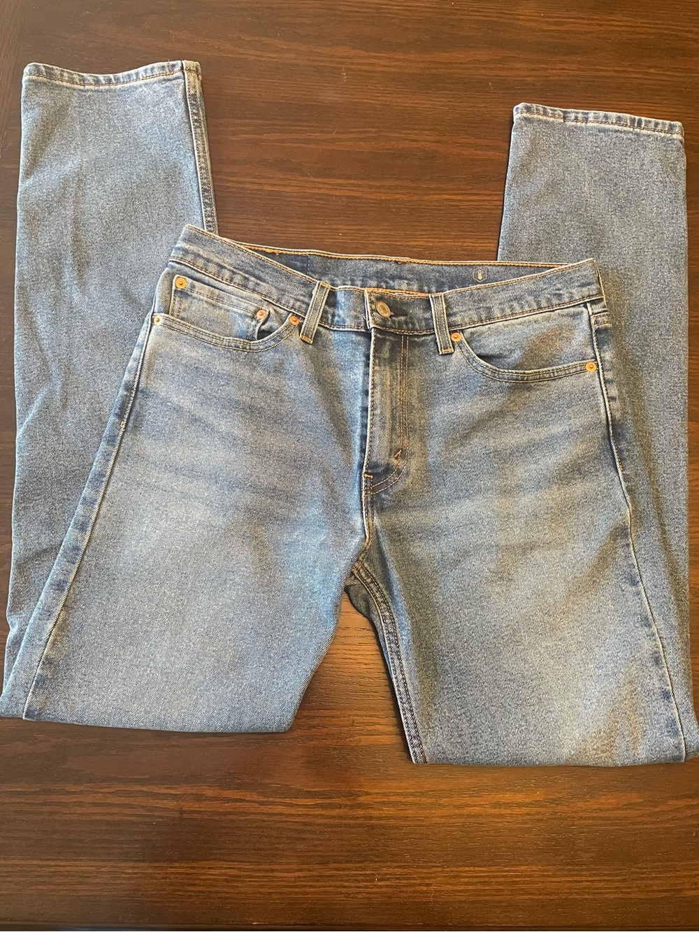 Levi's Men's Light Blue Straight Jeans